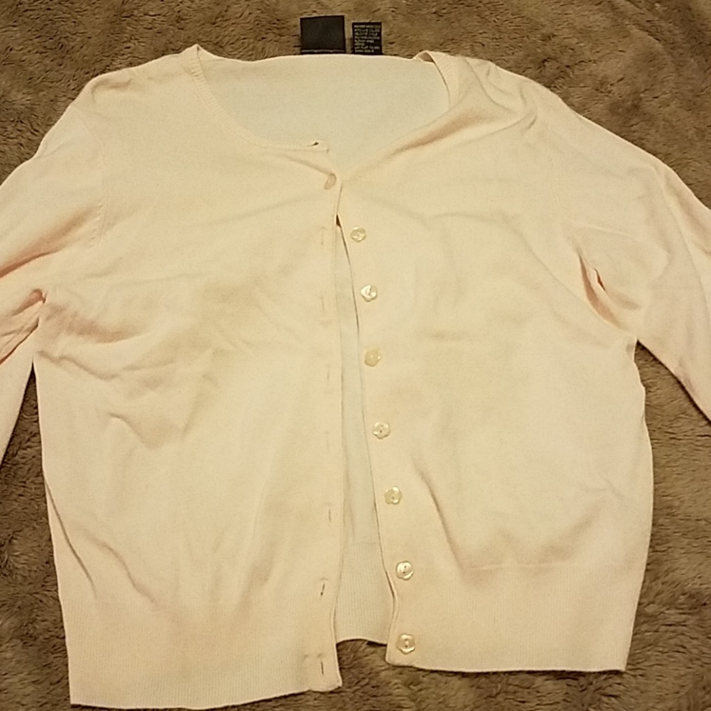 Peach cardigan, Large